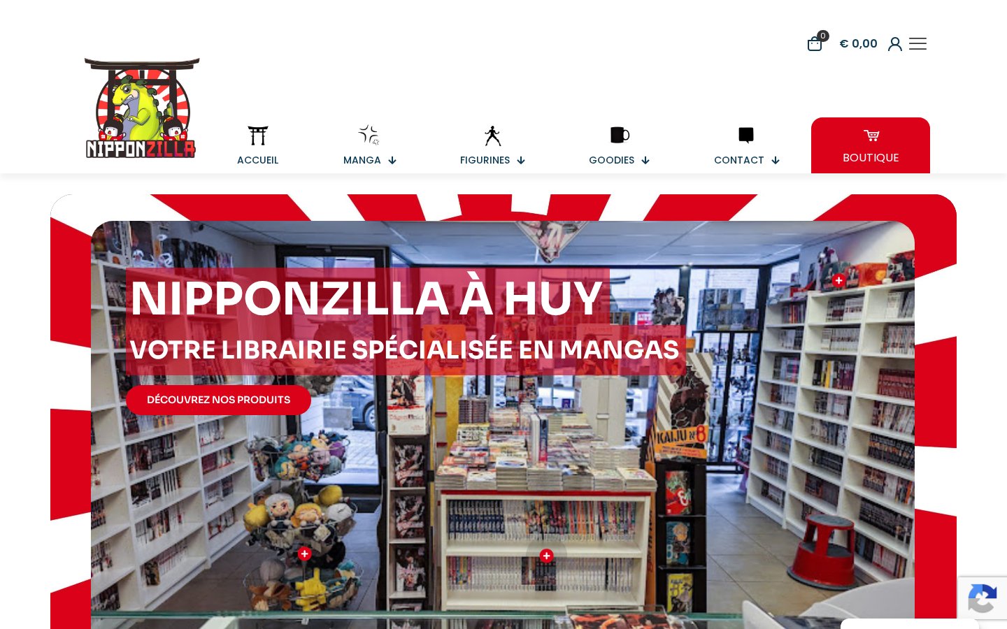 Site web réalisé pour Nipponzilla
